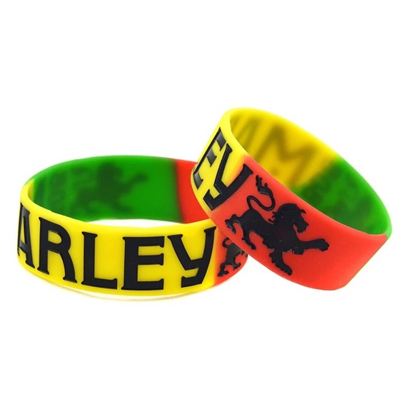 Bob Marley Bracelets (set of 3) One Heart One World reggae...